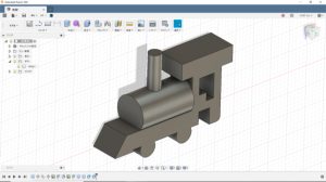 3Dモデリング画面